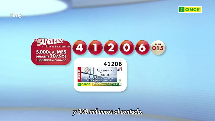 Sorteos ONCE - Sorteo ONCE - 20/02/22