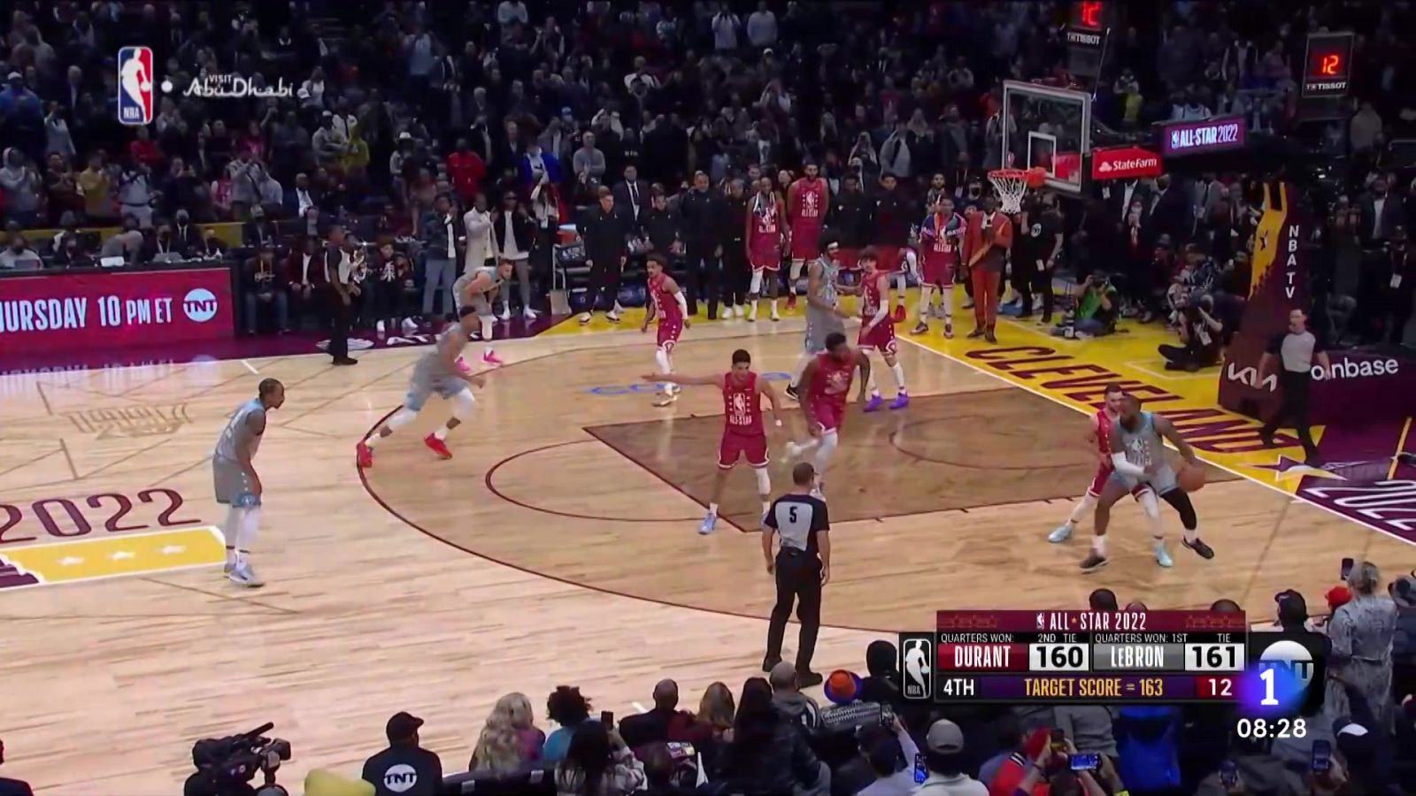 Curry le da al Team LeBron su quinto All-Star de la NBA | Ver