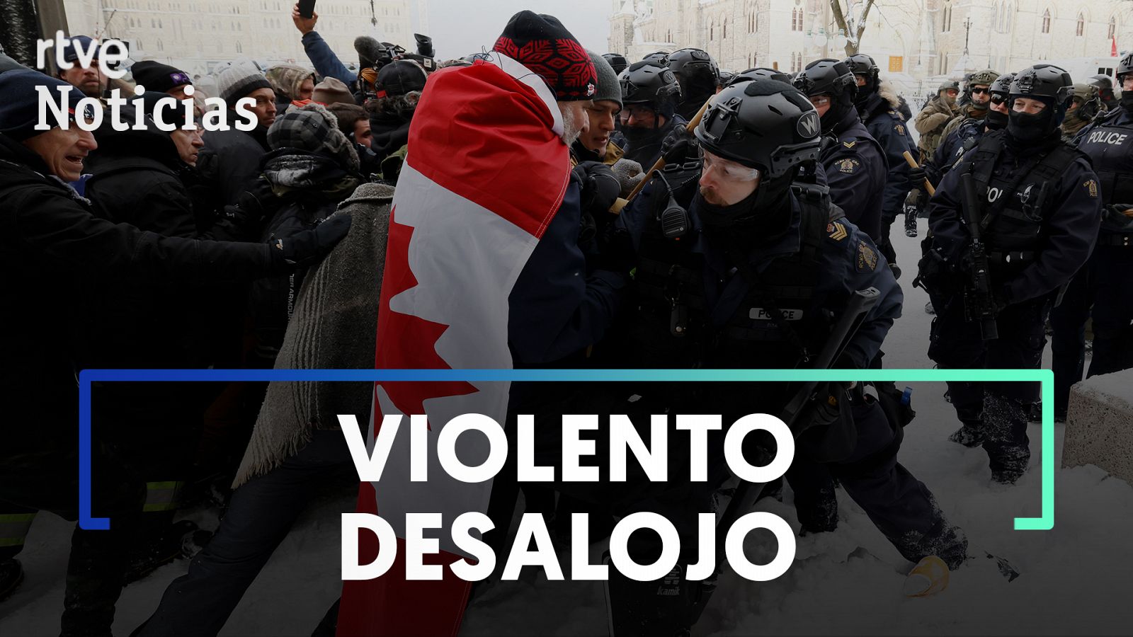 Fin de las protestas del 'Convoy de la Libertad' en Ottawa