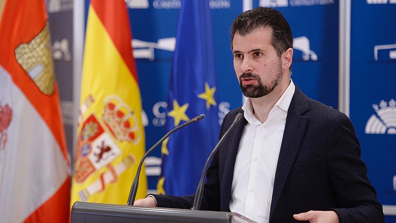 Tudanca dice que Mañueco está "aprovechando" el "vacío de poder" en el PP para "cerrar el pacto con Vox"