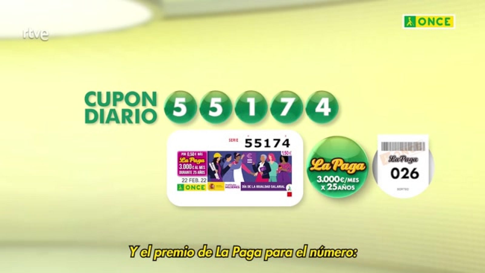 Sorteo ONCE - 22/02/22 - ver ahora