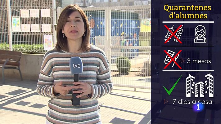 L'Informatiu - Primer dia sense quarantenes a les escoles