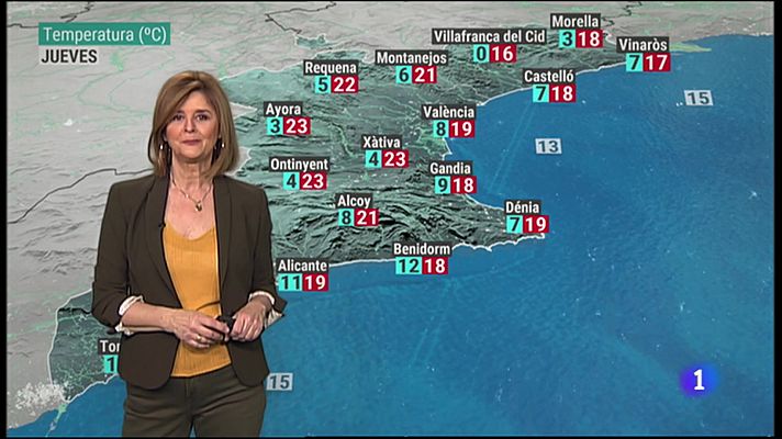 El tiempo en la Comunitat Valenciana - 23/02/22