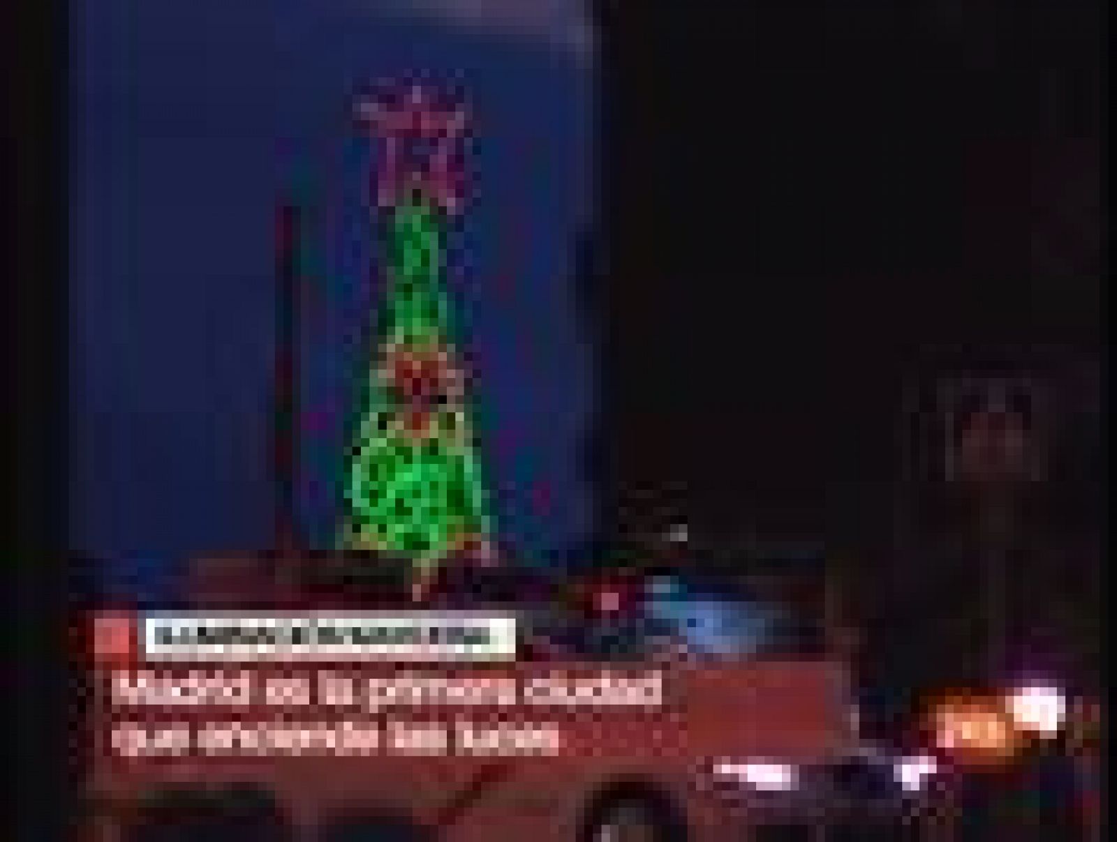 Madrid es la primera ciudad española en encender la luces de Navidad | Ver