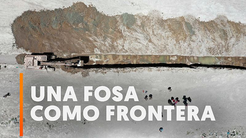 Chile repara la zanja fronteriza que separa Colchane de Bolivia