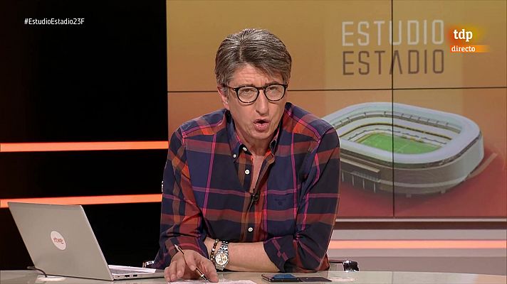 Cerezo en Estudio Estadio: "Si el Atlético juega igual en Manchester, no creo que sea difícil pasar a cuartos"