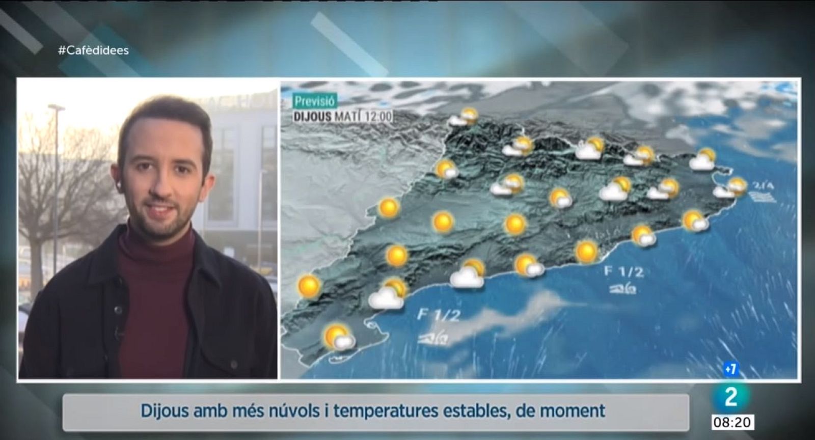 El Temps (24/02/2022) - Les temperaturas tornaran a enfilar-se fins els 15 a 20 ºC, tindrem força sol i l'arribada d'alguns núvols alts i mitgencs