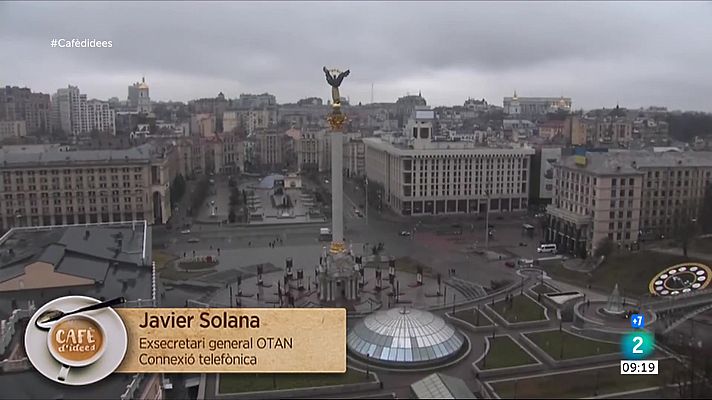 Cafè d'idees - Javier Solana: "No entrarem en una guerra física"