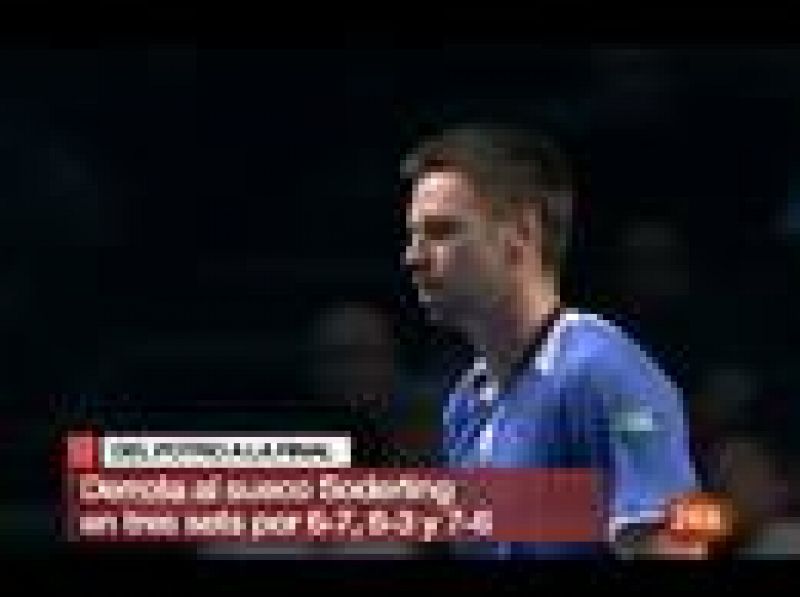 Del Potro derrota a Soderling en la segunda semifinal de la Copa Maestros
