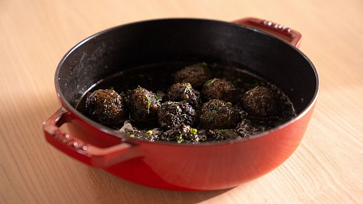 Receta albóndigas de sepia de los Torres