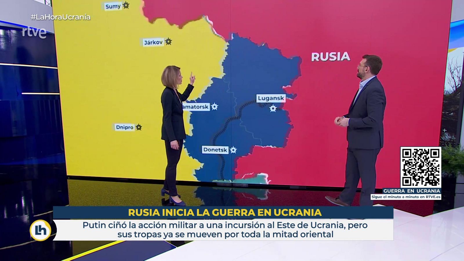 La hora de La 1 - Especial Guerra en Ucrania - 25/02/22 - ver ahora