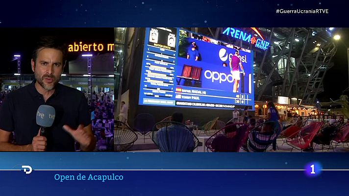 Telediario 1 - Nadal vence a Paul y se jugará la semifinal de Acapulco con Medvedev