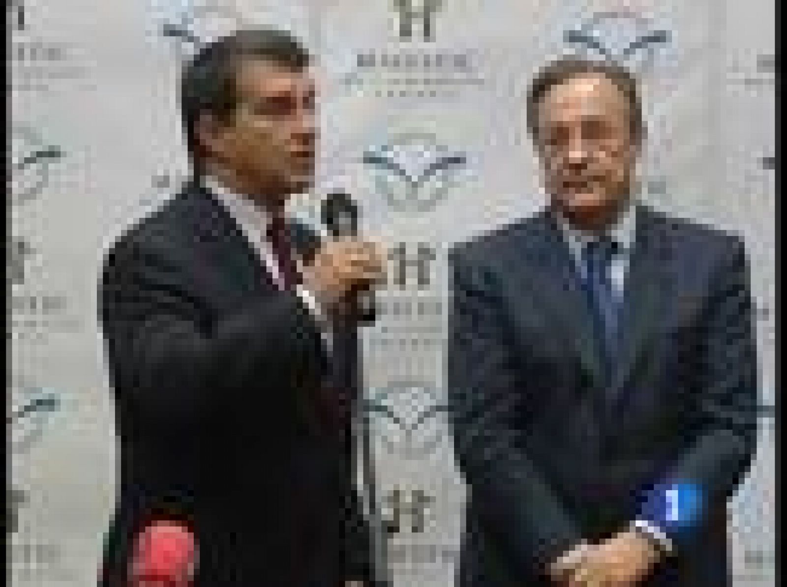 Florentino y Laporta han compartido rueda de prensa y han comido antes del gran clásico del fútbol español, el Barça - Madrid.