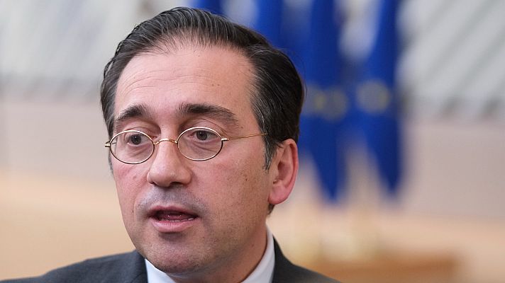 La tarde en 24h - Albares asegura que España es partidaria de restrigir el acceso de Rusia al sistema bancario SWIFT en un tercer paquete de sanciones