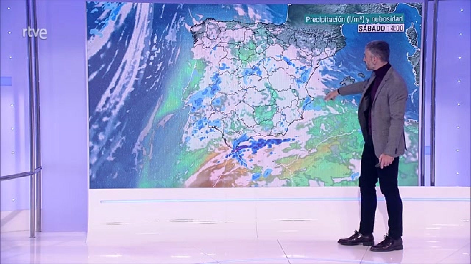 Viento fuerte o con intervalos de fuerte en el Estrecho, Alborán, litorales sudeste, Menorca, Ampurdán y litorales gallego y asturiano - ver ahora