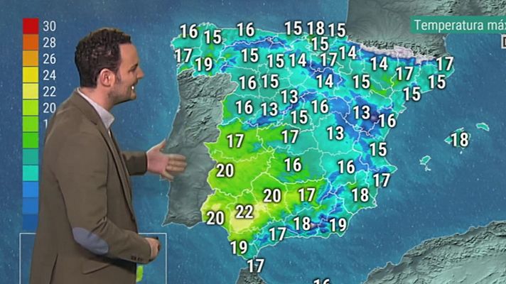 El tiempo - Nubes abundantes y lluvias en parte de la Península
