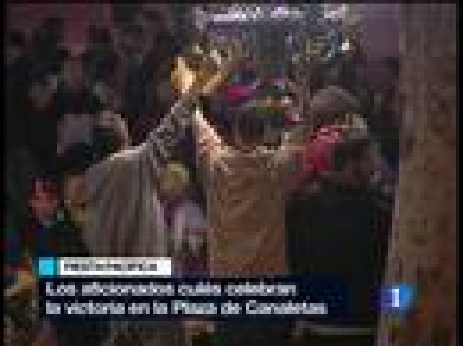 Fiesta en Canaletas y en Rabat tras el 'clásico' | Ver