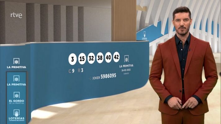 Loterías - Sorteo de la Bonoloto y Primitiva del 26/02/2022