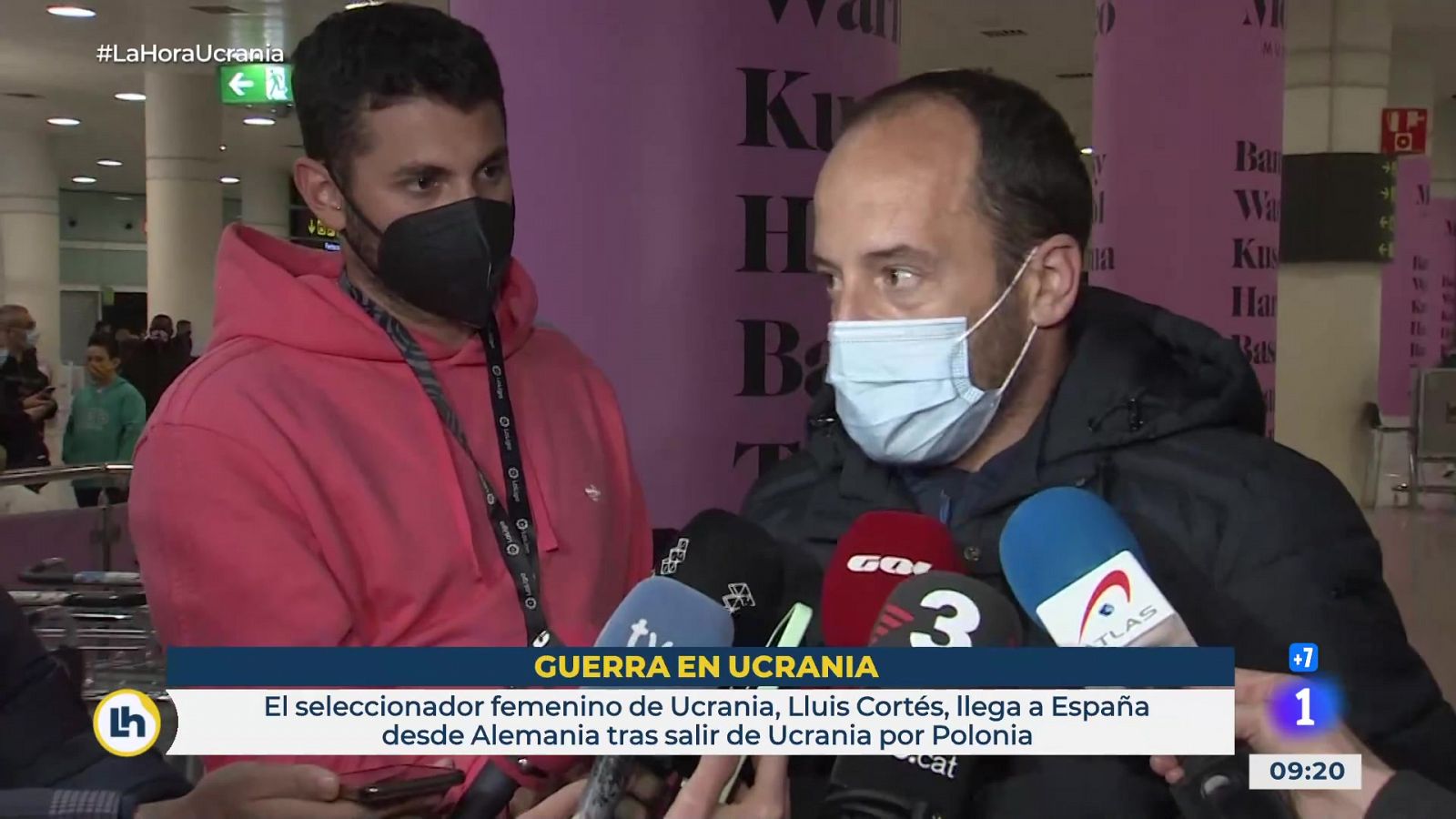 El seleccionador del equipo femenino ucraniano Lluís Cortés ya está en España