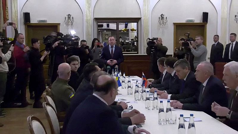 Arrancan las negociaciones entre Rusia y Ucrania en Bielorrusia - Ver ahora