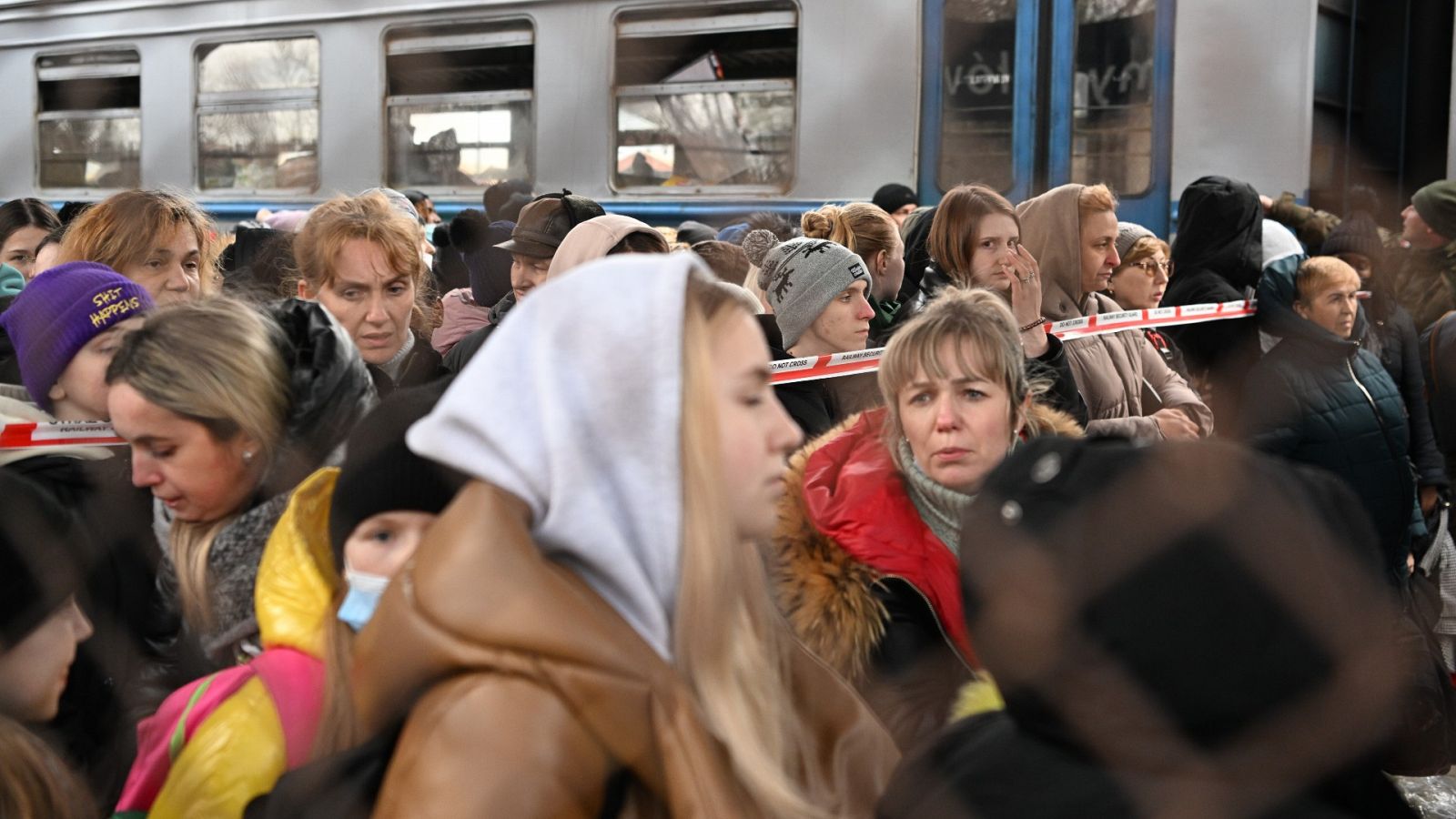 La frontera polaca: colapso en la estación de Pzremysl