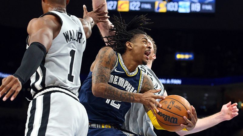 Ja Morant acribilla a los Spurs con récord personal