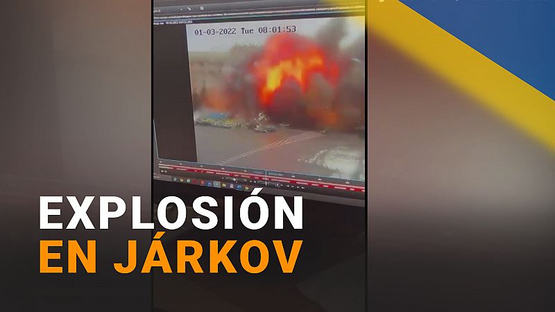 Un proyectil ruso impacta en la sede del gobierno regional de Járkov - Ver ahora
