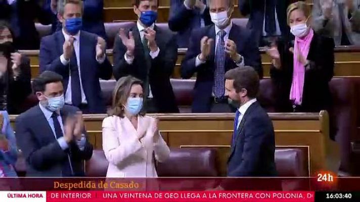 La despedida de Casado en el Congreso