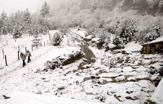 30 provincias en alerta por nieve