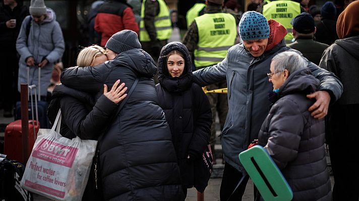 La tarde en 24h - La frontera polaca, refugio improvisado para los ucranianos que huyen de la guerra