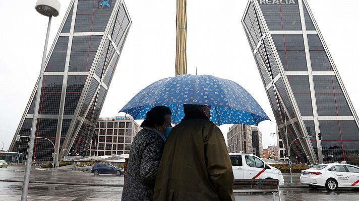 Dos frentes atlánticos dejarán precipitaciones en la mitad norte peninsular