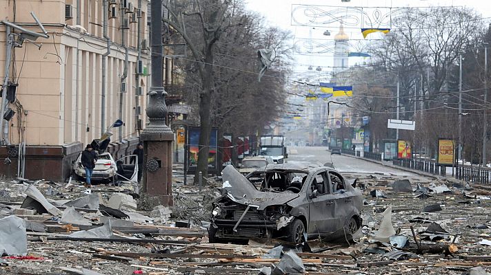 Continúan los bombardeos rusos sobre ciudades ucranianas