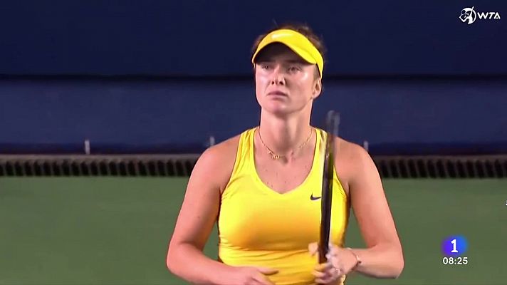 Telediario Matinal - La ucraniana Svitolina gana a la rusa Potapova que jugó con bandera neutral