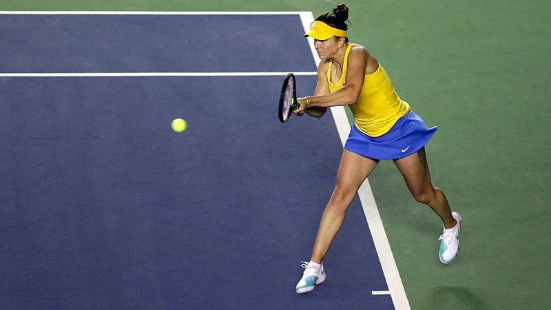 La patriótica victoria de la ucraniana Svitolina ante una tenista rusa -- Ver ahora