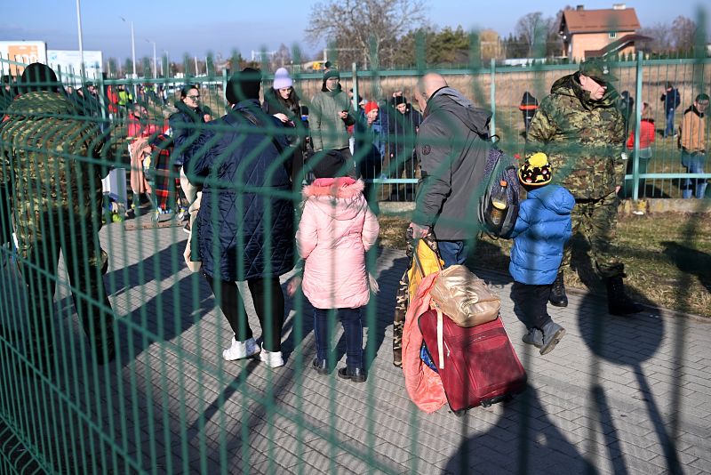 La tragedia de los refugiados de Ucrania en Polonia