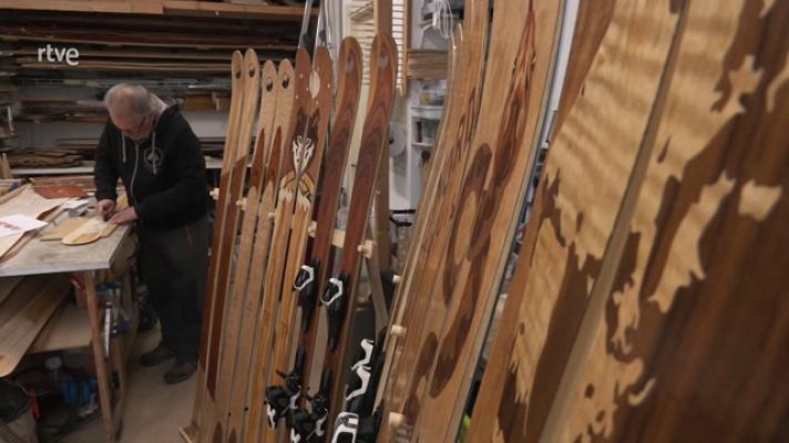 Aquí la Tierra - Esquís fabricados por un carpintero de montaña