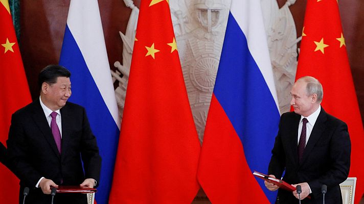 Telediario 2 - El difícil equilibrio de China en la guerra en Ucrania