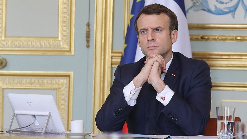 Macron y la 'estrategia del teléfono rojo' con Putin ante la invasión rusa en Ucrania