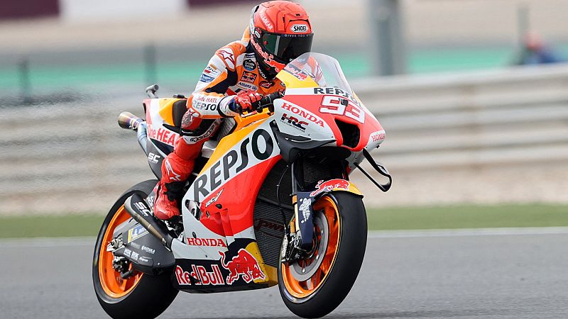 Márquez vuelve a sonreír en los primeros entrenamientos del Mundial de MotoGP