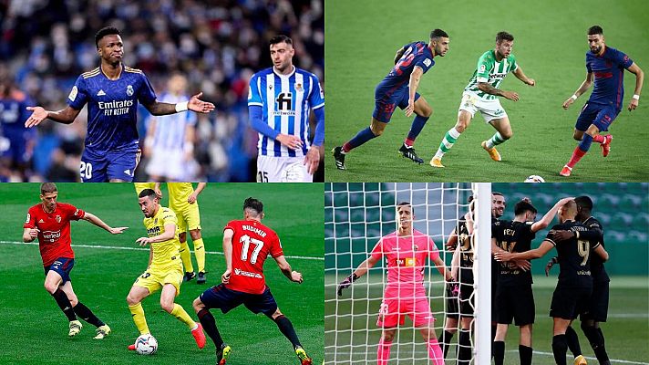 Real Madrid, Real Sociedad, Barça, Betis y Atlético pelearán entre ellos por los puestos Champions      