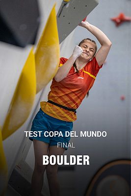 Test Copa del Mundo. Final Boulder Femenina