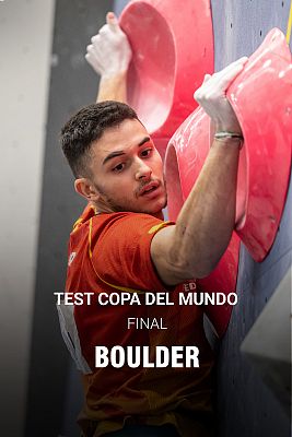 Test Copa del Mundo. Final Boulder Masculina
