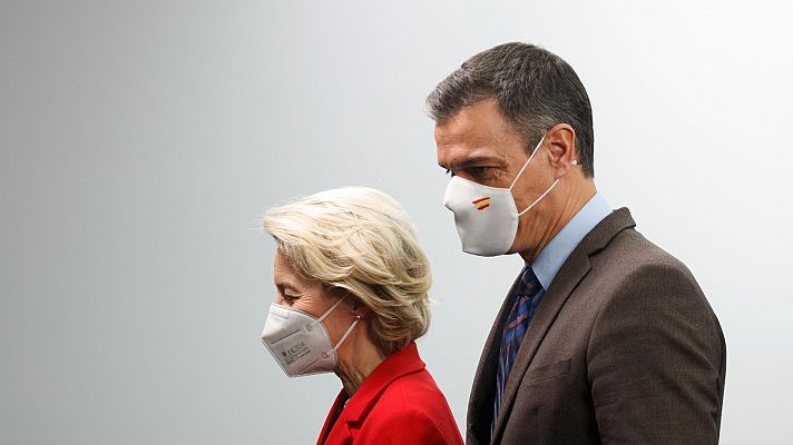 Telediario 2 - Sánchez y Von der Leyen celebran la "unidad" de la UE frente a Putin