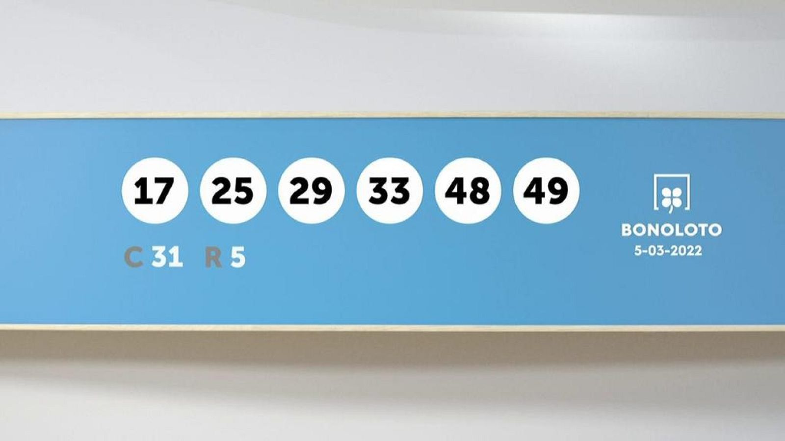 Sorteo de la Lotería Bonoloto del 05/03/2022 - Ver ahora