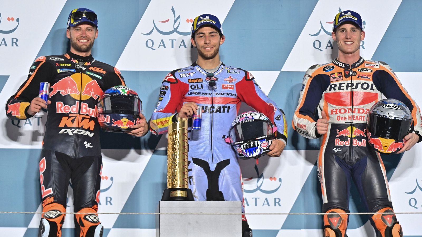 Bastianini triunfa en la primera carrera del Mundial de MotoGP | Ver