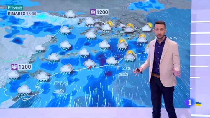 El temps - Dilluns de treva i dimarts d'abric i paraigua