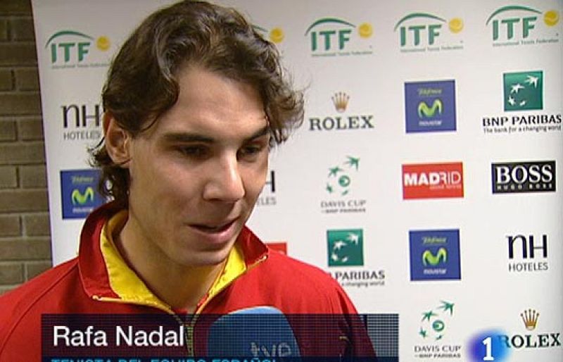 Rafa Nadal será el encargado de abrir el fuego de la final ante el checo Berdych. El manacorí se muestra confiado de conseguir el primer punto. 