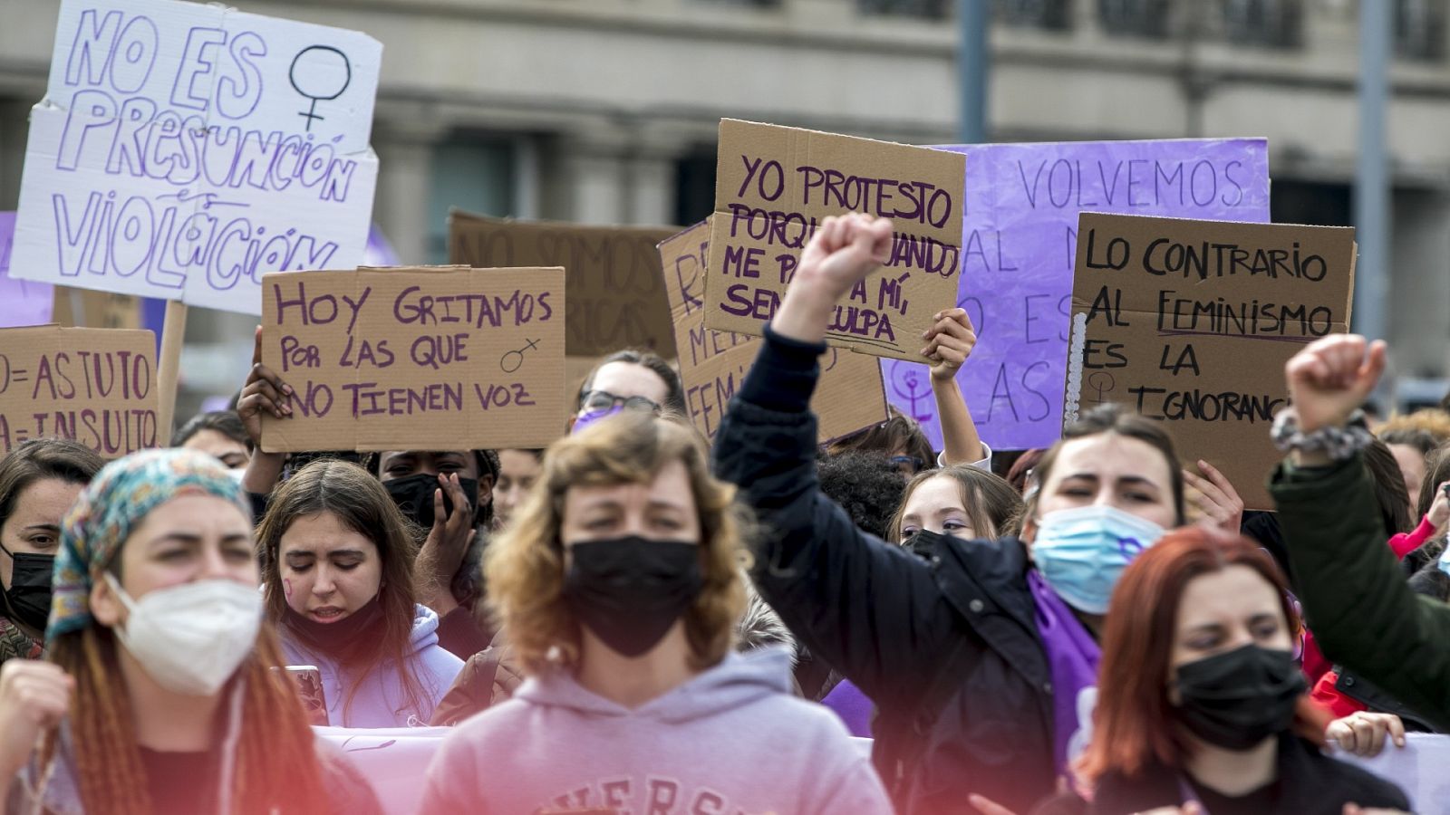 Centenares de actos feministas por el 8M en toda España