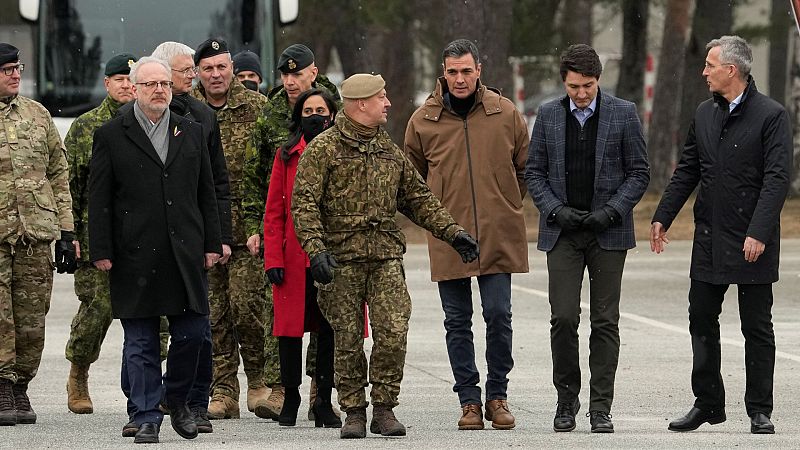 Sánchez reafirma "el compromiso inquebrantable de España con Ucrania" y unidad de los aliados de la OTAN