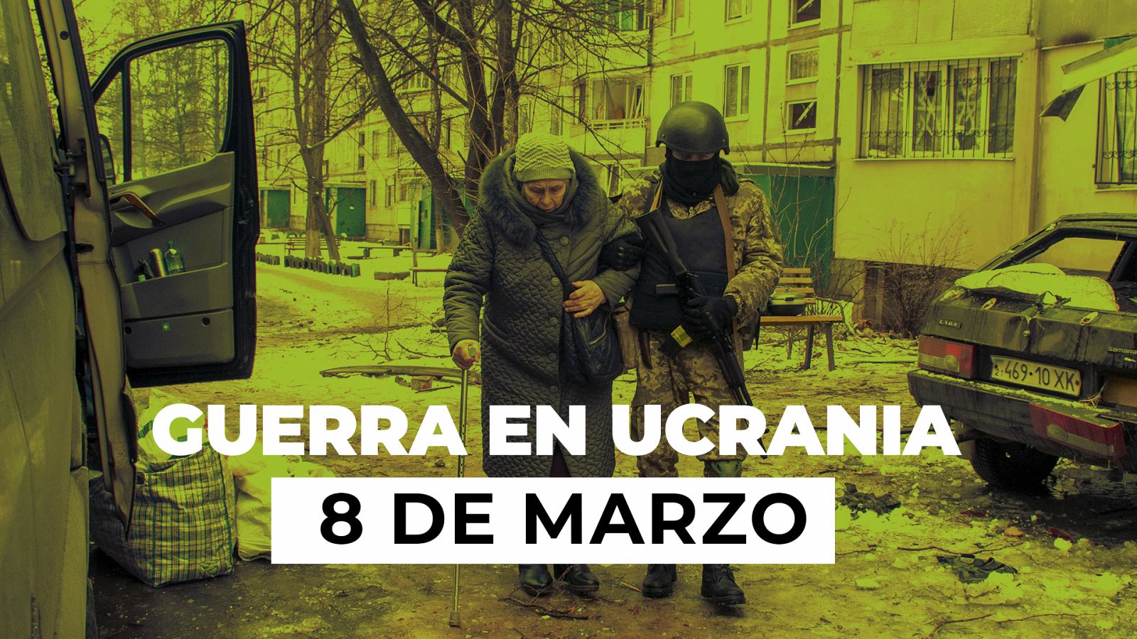 Día 13 de guerra: Ucrania evacúa sus primeros civiles a través de los corredores humanitarios
